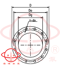 D型臥式單吸多級(jí)離心清水泵吸入吐出法蘭