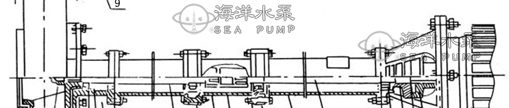 NL立式泥漿排污泵結(jié)構(gòu)圖