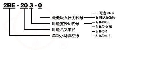 2BE1水環(huán)式真空泵型號(hào)意義